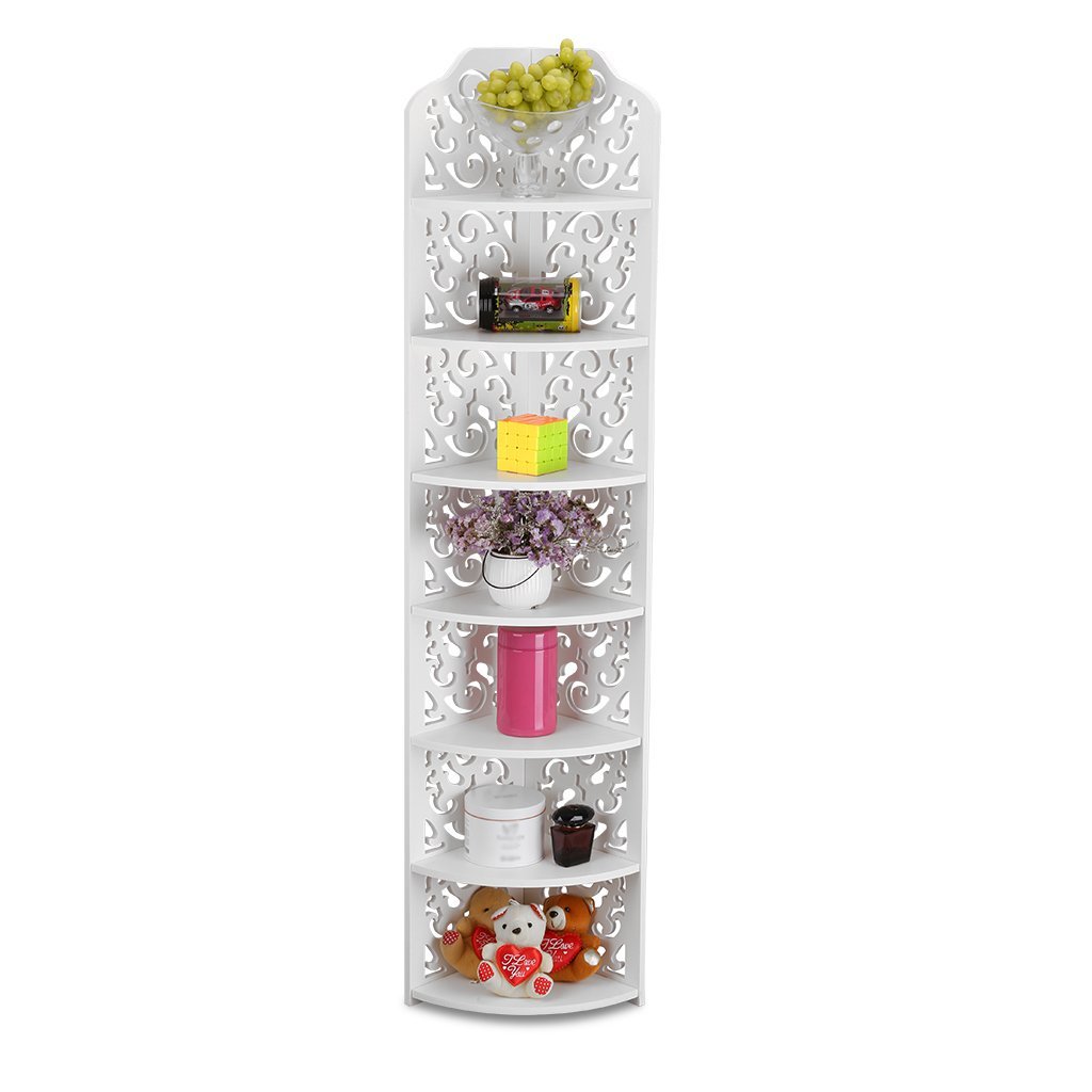 etagere d'angle en verre salle de bain