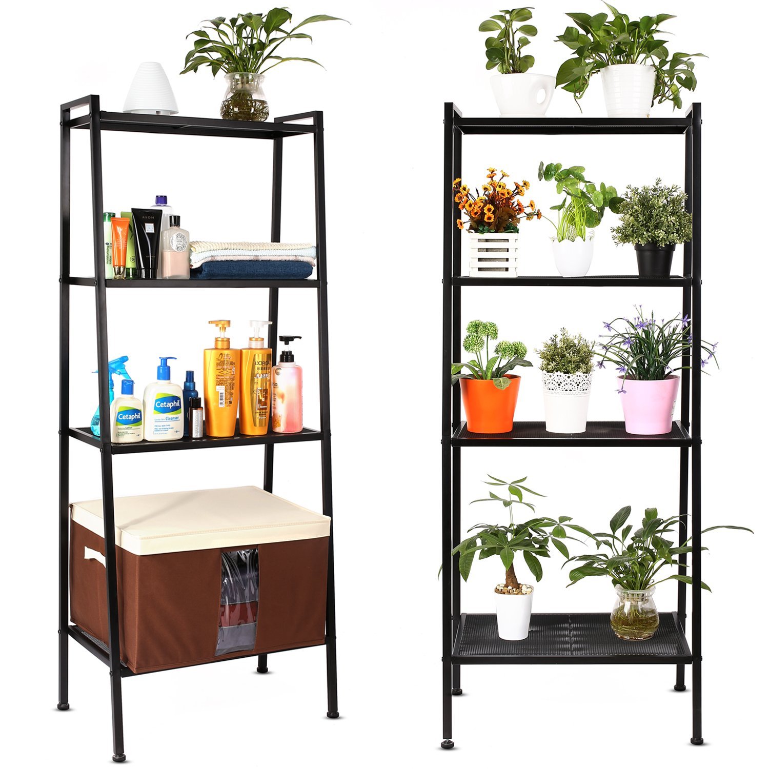 etagere noire metal
